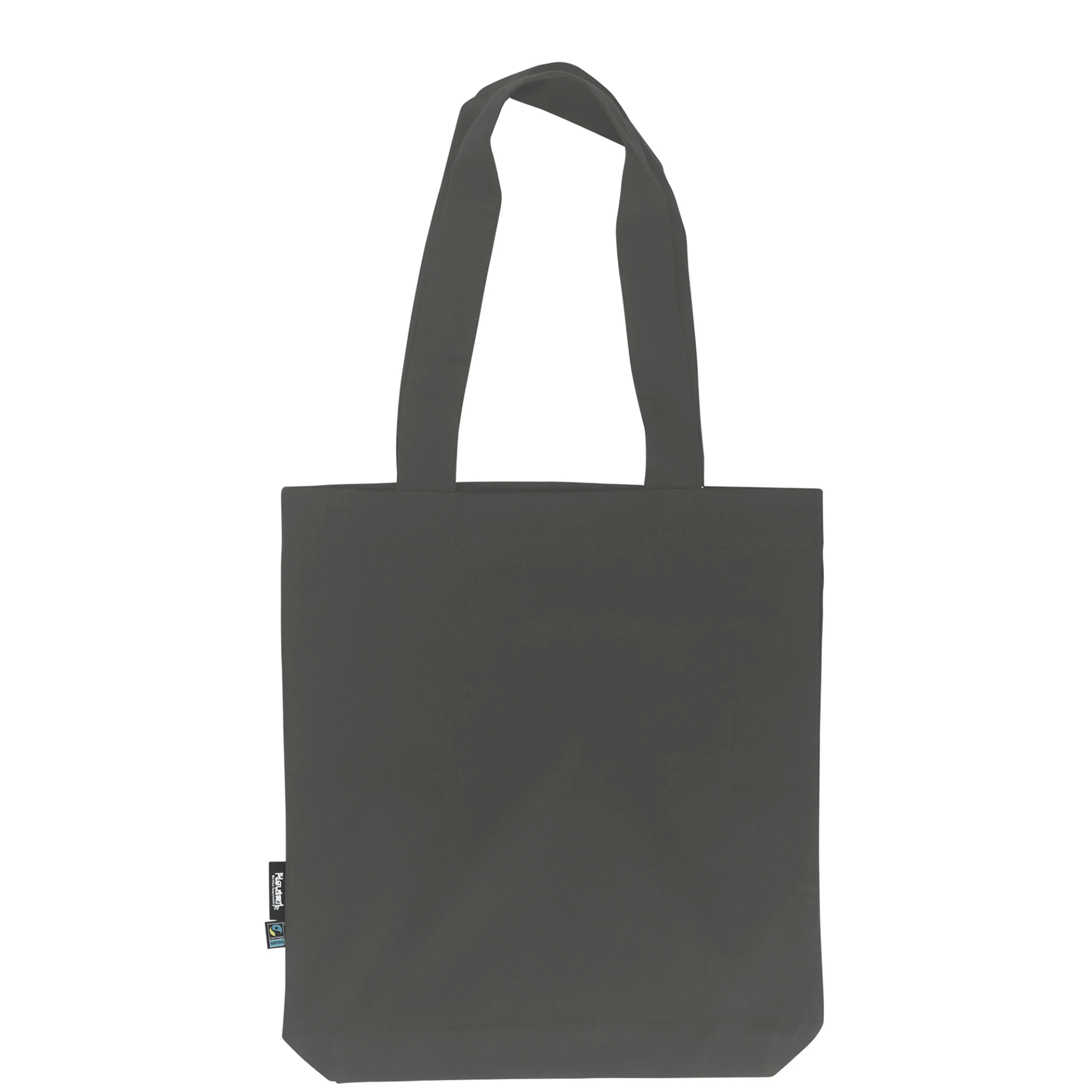 Fairtrade Jutebeutel zum Besticken - Dark Grey